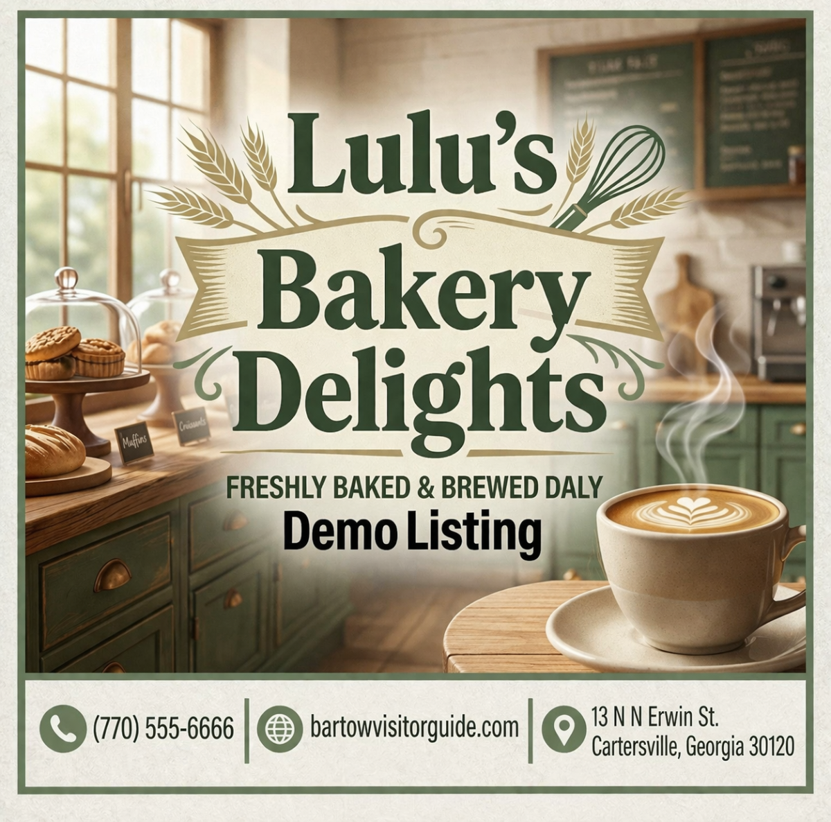Lulu's Bakery Delights logo