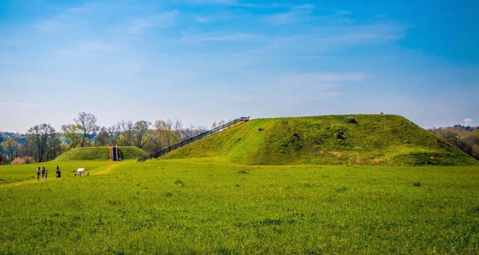 Etowah Indian Mounds Historic Site in Cartersville, Georgia